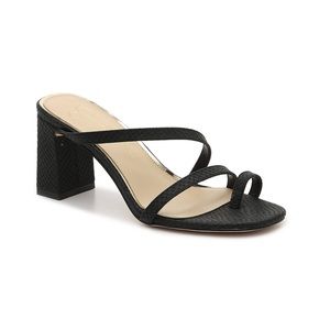 Willmena Sandal in Black Snake Print